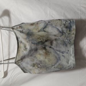 Handmade ice dyed cropped cami Wild Fable Large